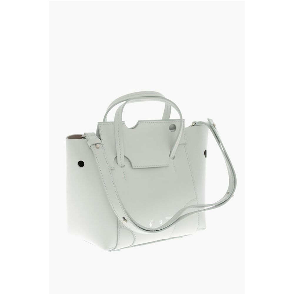 Leather BURROW Tote Bag with Cut-Out Details