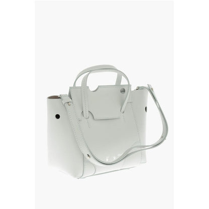 Leather BURROW Tote Bag with Cut-Out Details