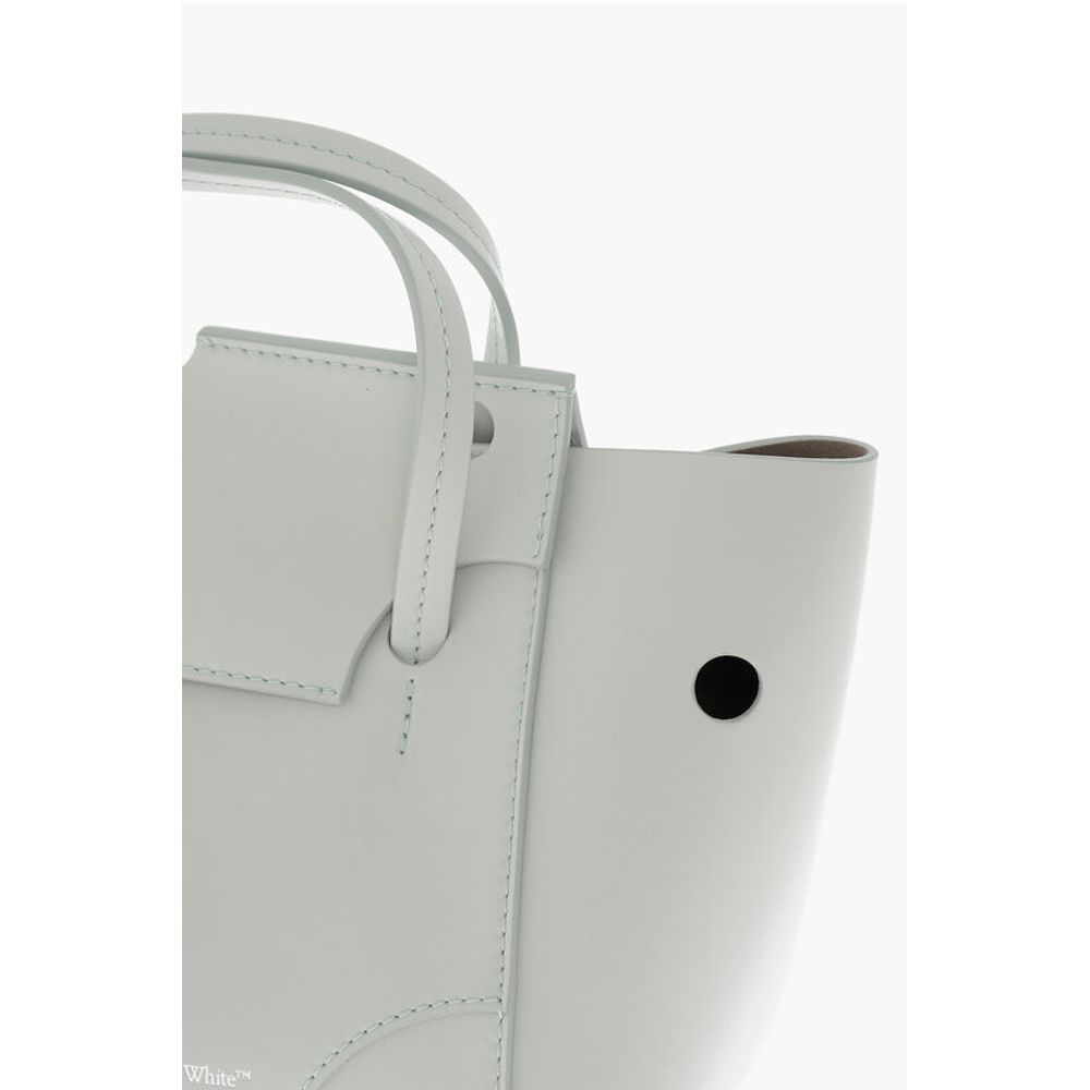 Leather BURROW Tote Bag with Cut-Out Details
