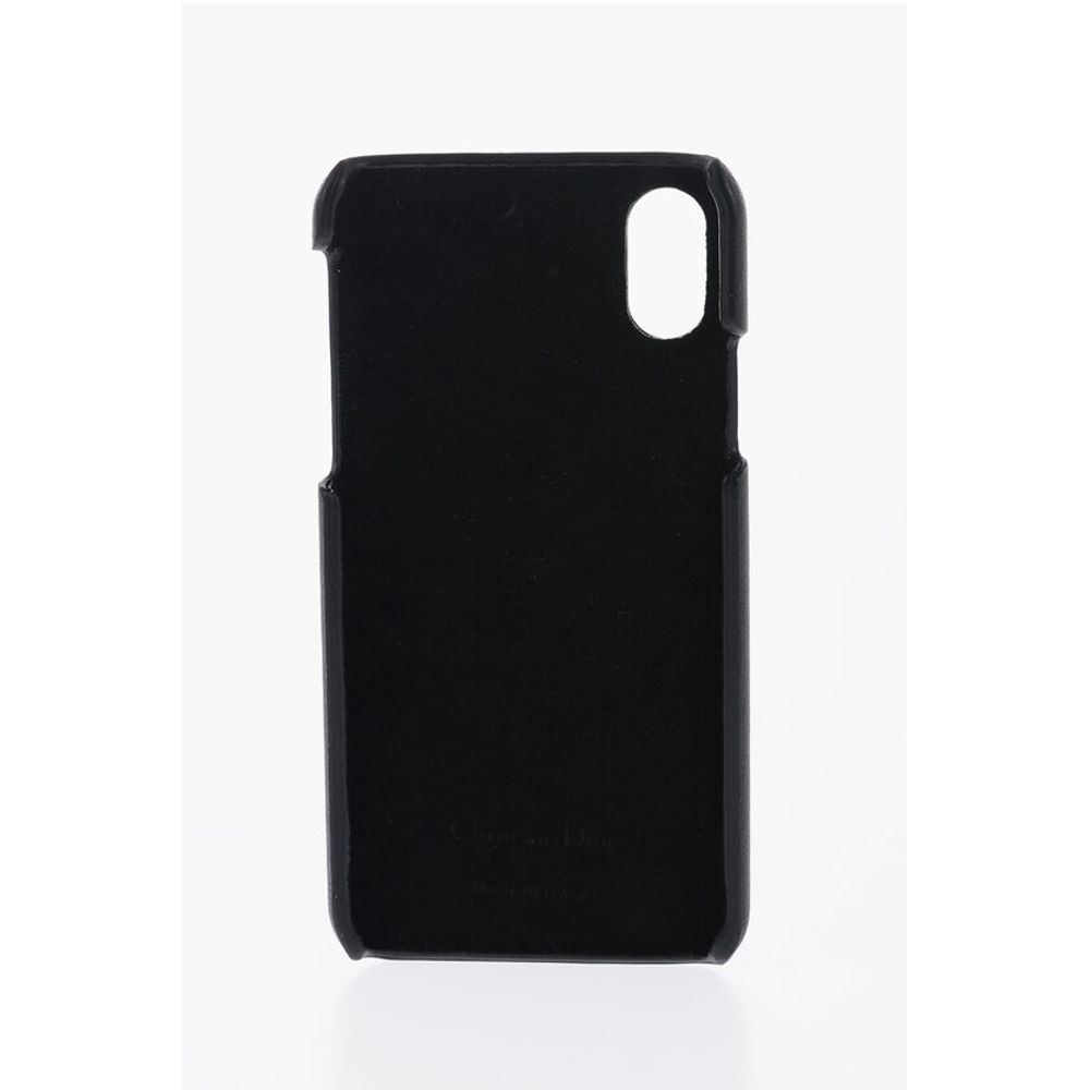 Leather Iphone X/XS J'ADIOR Case with Metal Detail