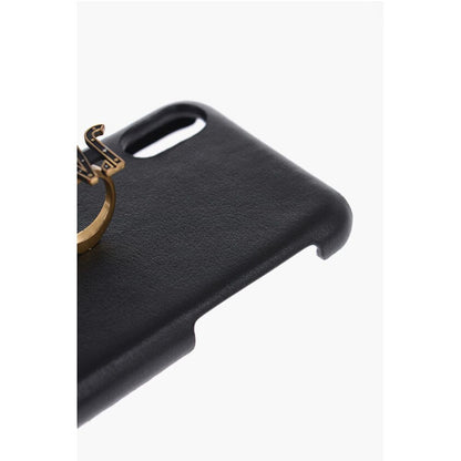 Leather Iphone X/XS J'ADIOR Case with Metal Detail