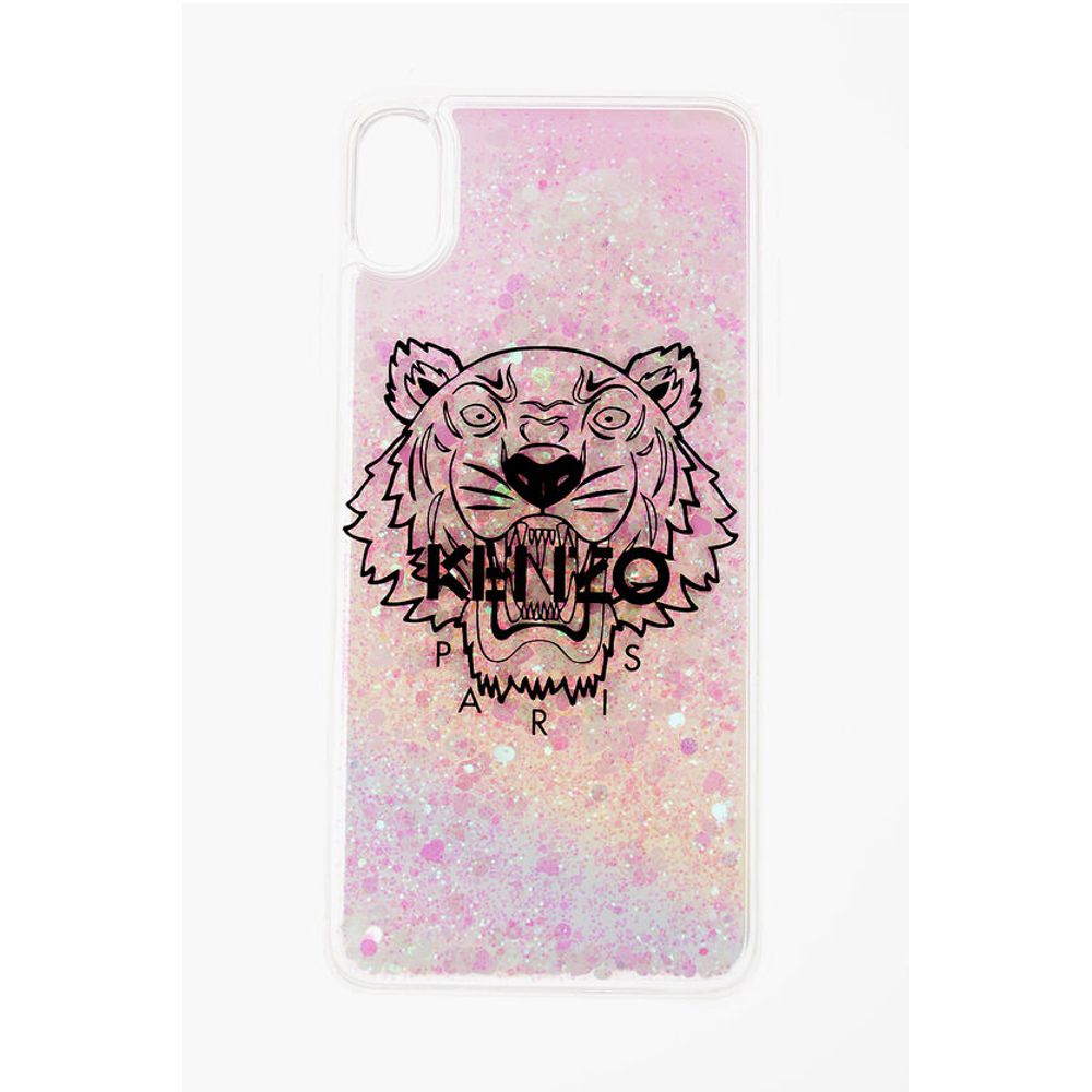 Iphone XS MAX Hard Case with Flowing Liquid and Glitter