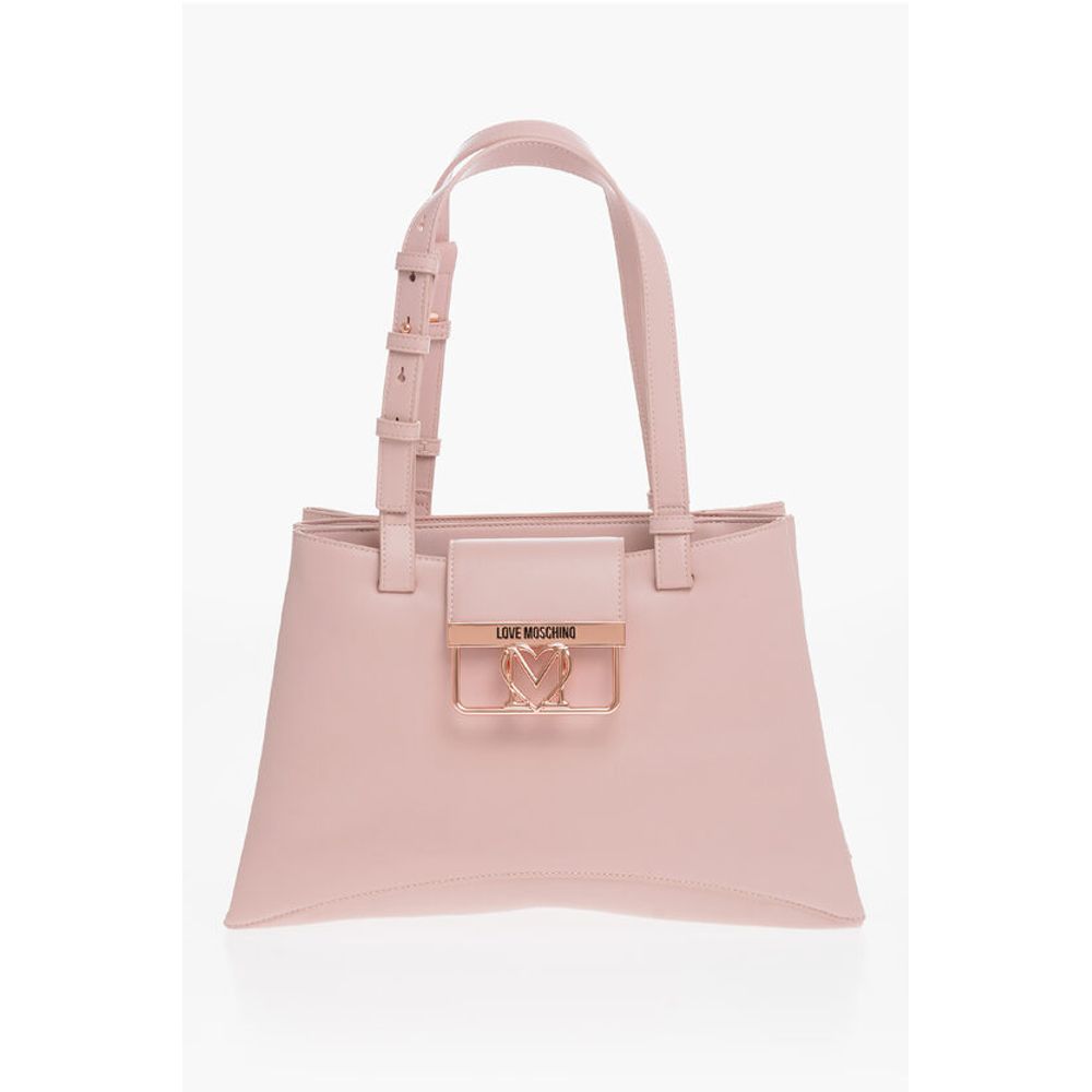 LOVE 3 Compartment Faux Leather Tote Bag