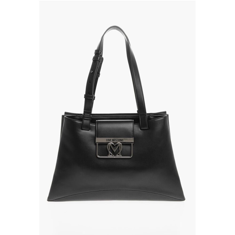 LOVE 3 Compartment Faux Leather Tote Bag