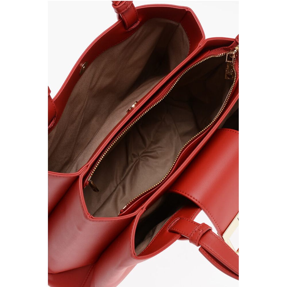 LOVE 3 Compartment Faux Leather Tote Bag
