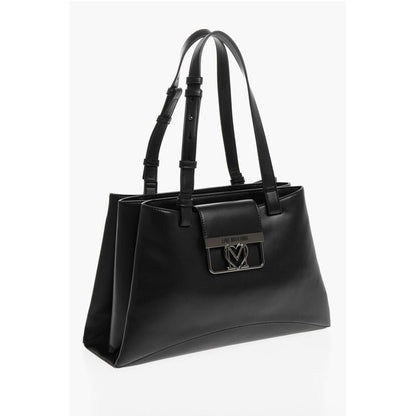 LOVE 3 Compartment Faux Leather Tote Bag