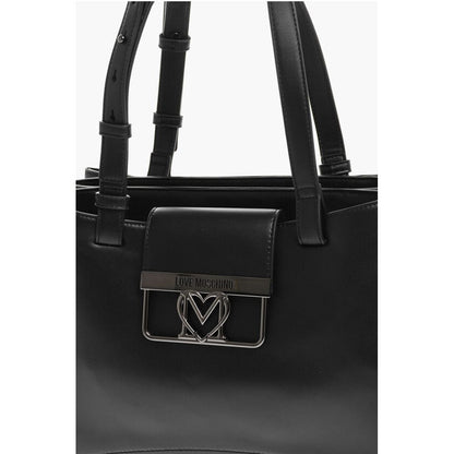 LOVE 3 Compartment Faux Leather Tote Bag