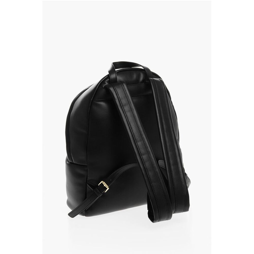 LOVE Faux Leather Backpack with Metal Heart