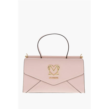 LOVE Faux Leather Envelope Bag with Removable Shoulder Strap
