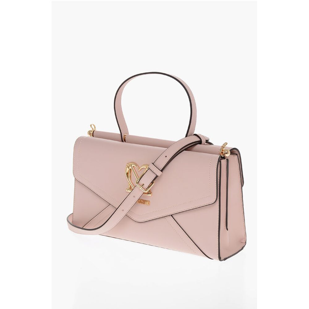 LOVE Faux Leather Envelope Bag with Removable Shoulder Strap