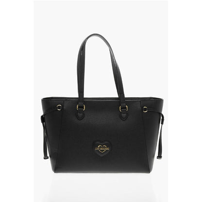 LOVE Saffiano Faux Leather Tote Bag