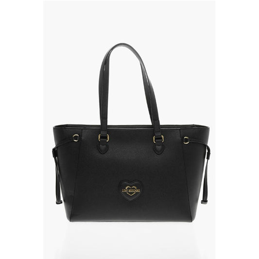 LOVE Saffiano Faux Leather Tote Bag