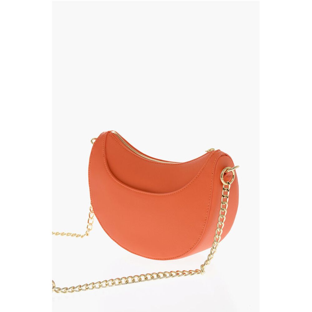 LOVE Saffiano Faux Leather hobo Bag with Embossed Heart