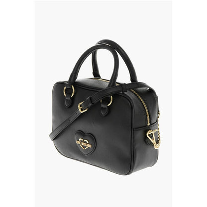 LOVE Saffiano Faux Leather Bag with Gold-colored Metal Logo