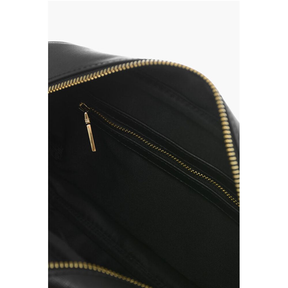 LOVE Saffiano Faux Leather Bag with Gold-colored Metal Logo
