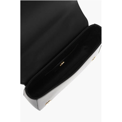 LOVE Leather Shoulder Bag with Golden Effect Logo