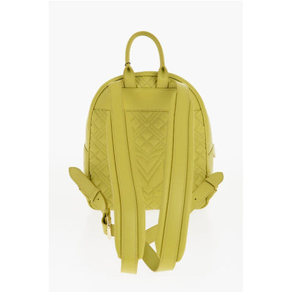 LOVE Quilted Faux Leather Backpack with Golden Logo