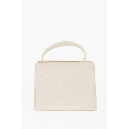 LOVE Quilted Faux Leather Bag with Removable Shoulder Strap