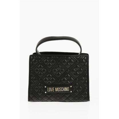 LOVE Quilted Faux Leather Bag with Removable Shoulder Strap