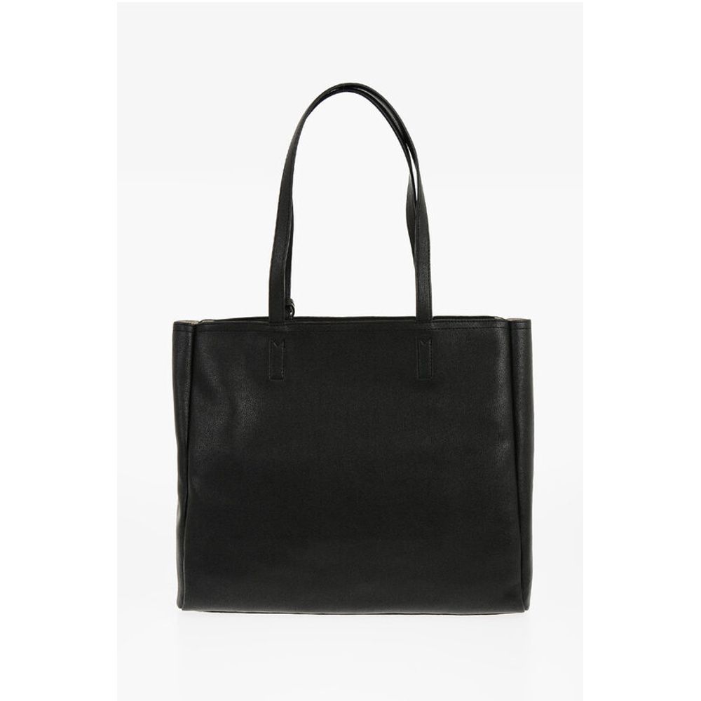 LOVE Faux Leather Shoulder Bag with Golden Logo