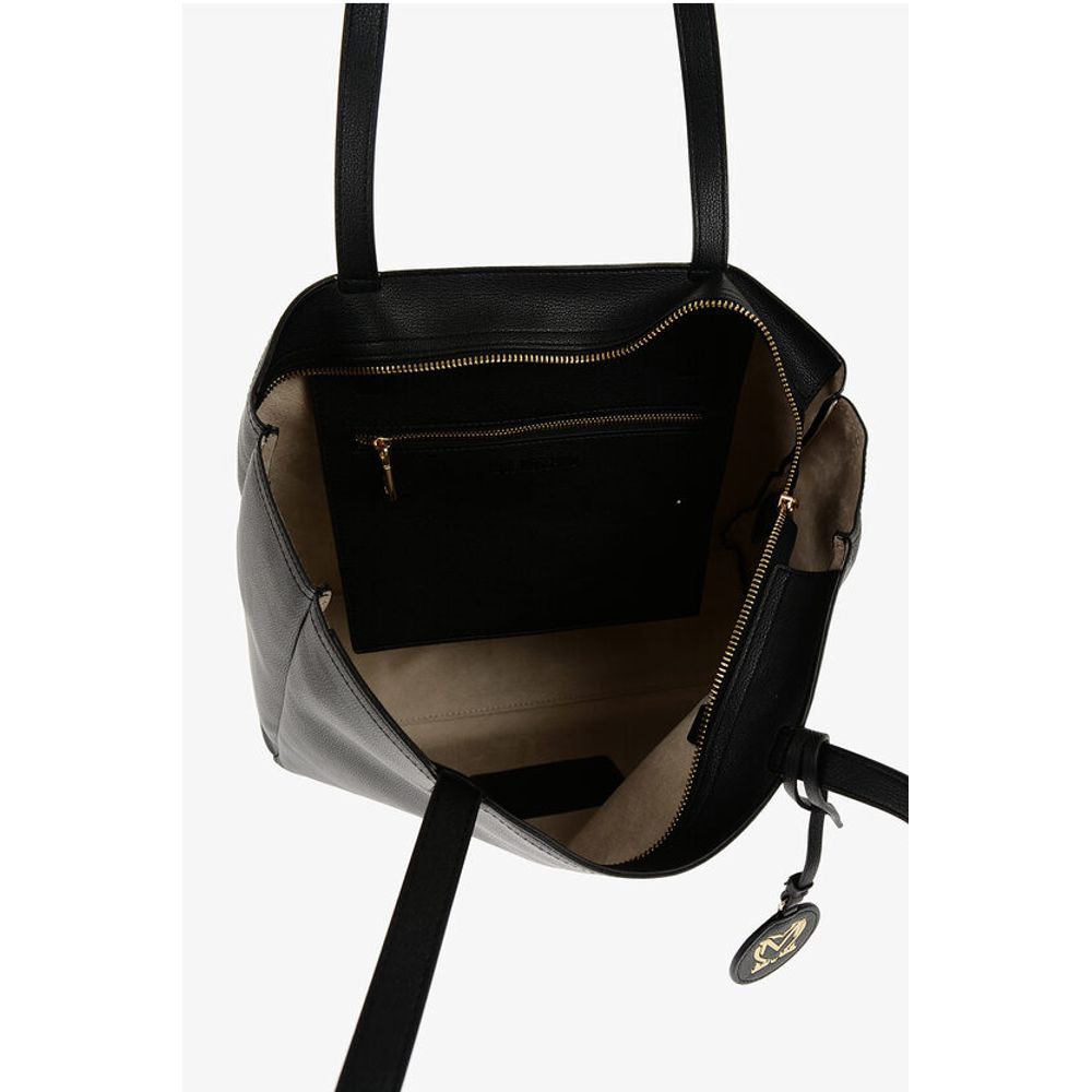 LOVE Faux Leather Shoulder Bag with Golden Logo