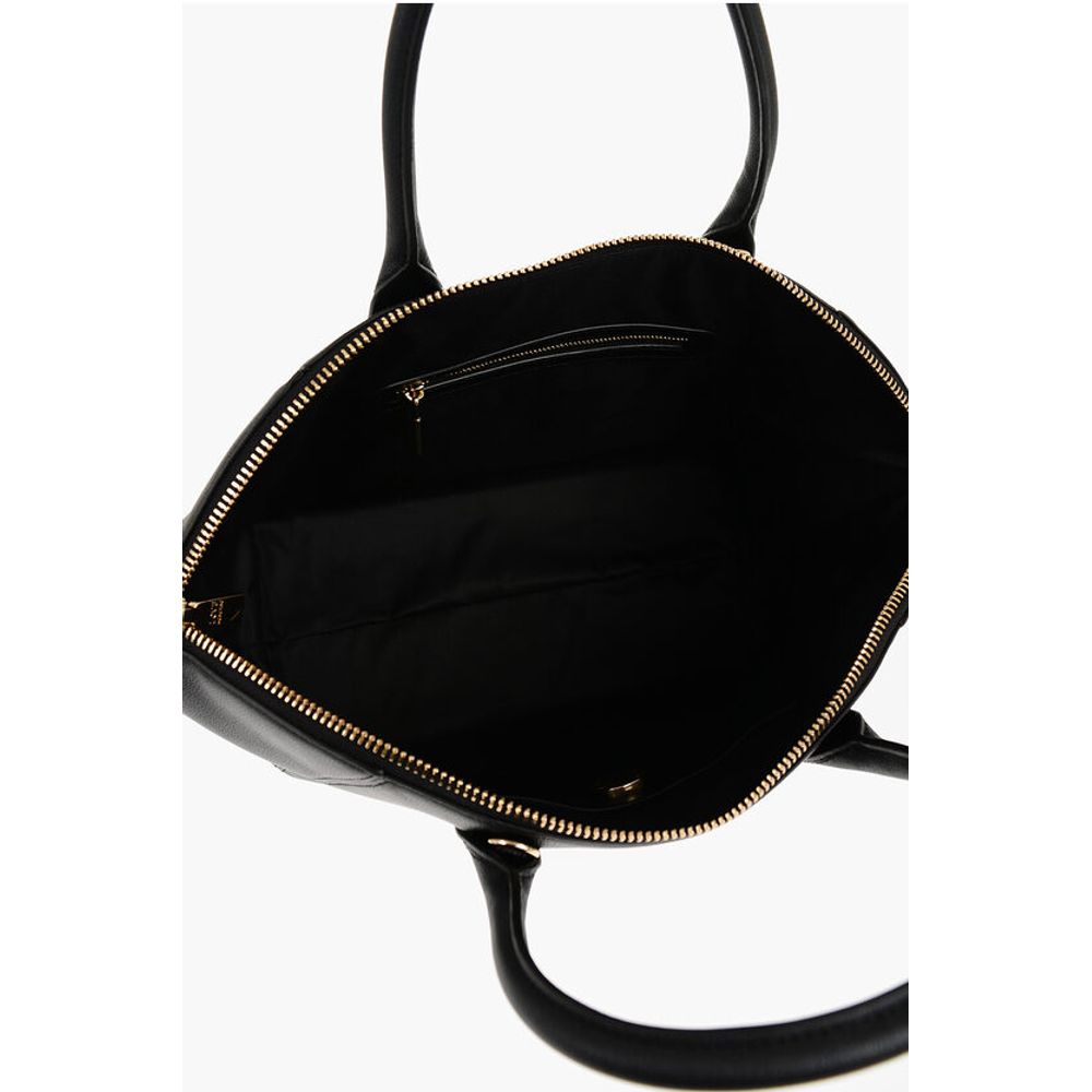 LOVE Faux Leather Tote Bag with Golden Logo