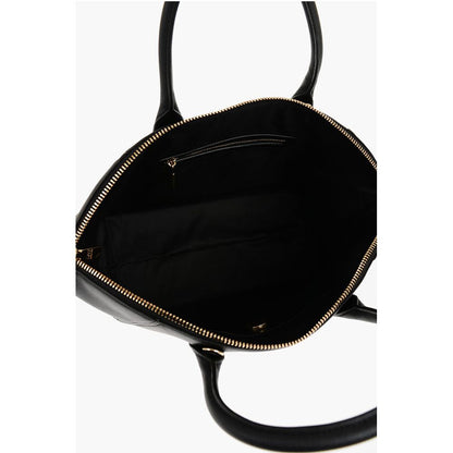 LOVE Faux Leather Tote Bag with Golden Logo