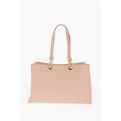 LOVE Faux Leather Tote Bag with Golden Logo