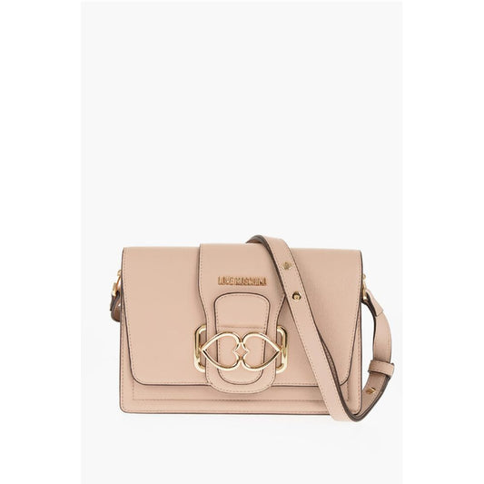 LOVE Faux Leather LOVE BRIDGE Shoulder Bag with Double Heart