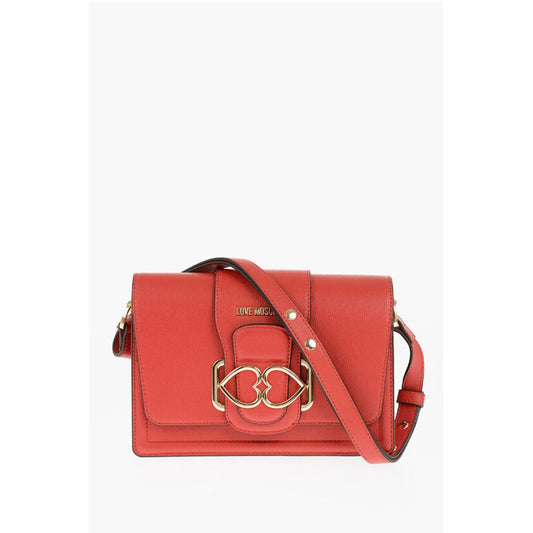 LOVE Faux Leather LOVE BRIDGE Shoulder Bag with Double Heart