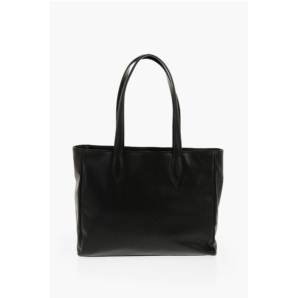 LOVE Faux Leather Tote Bag with Heart Shaped Pouch