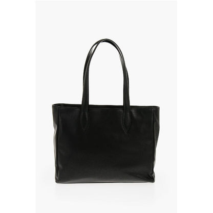 LOVE Faux Leather Tote Bag with Heart Shaped Pouch