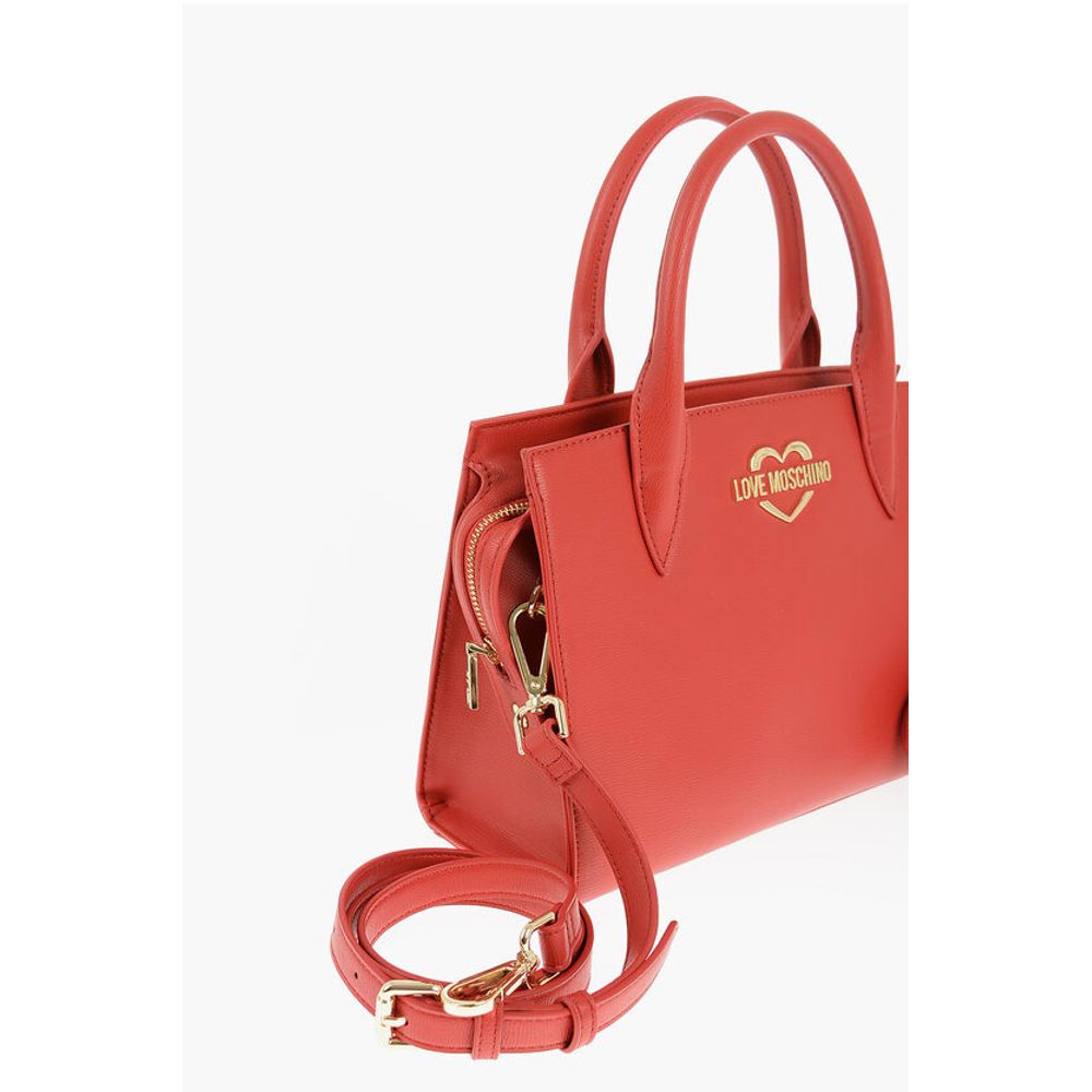 LOVE Solid Color Tote Bag with Golden Logo