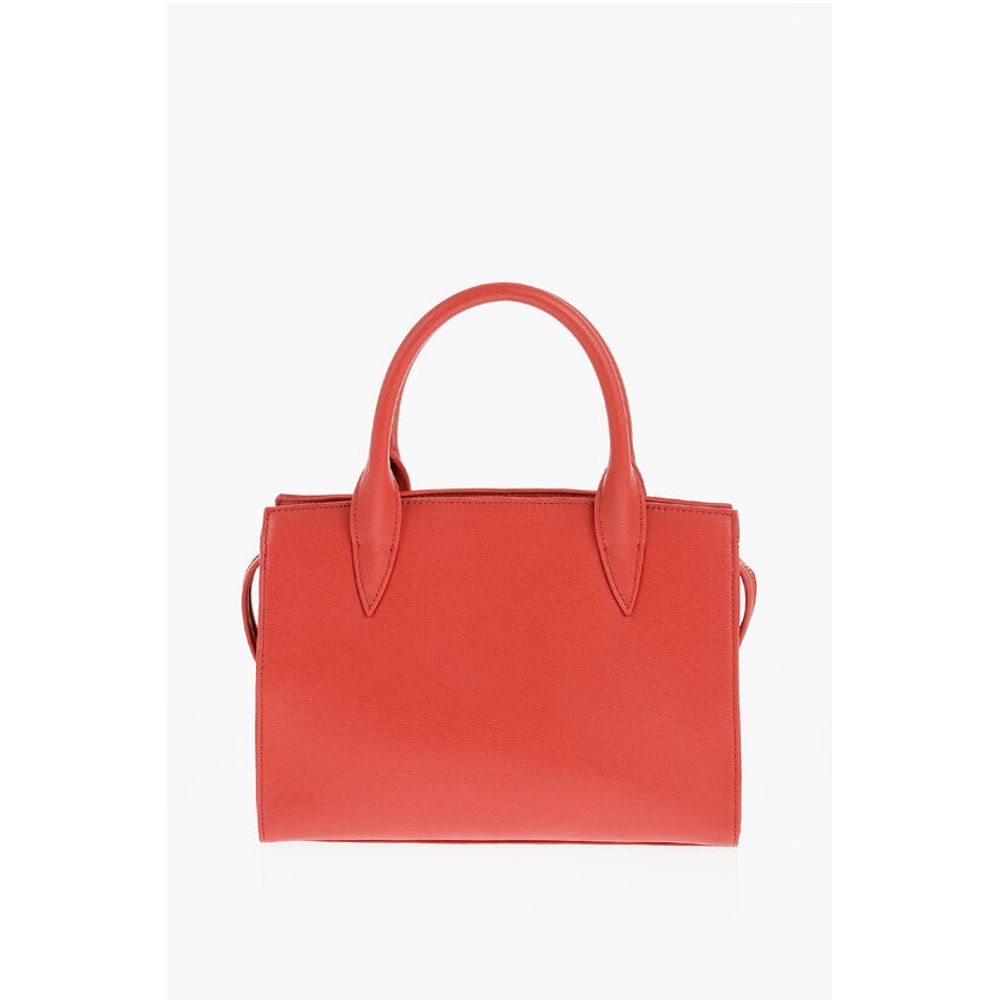 LOVE Solid Color Tote Bag with Golden Logo