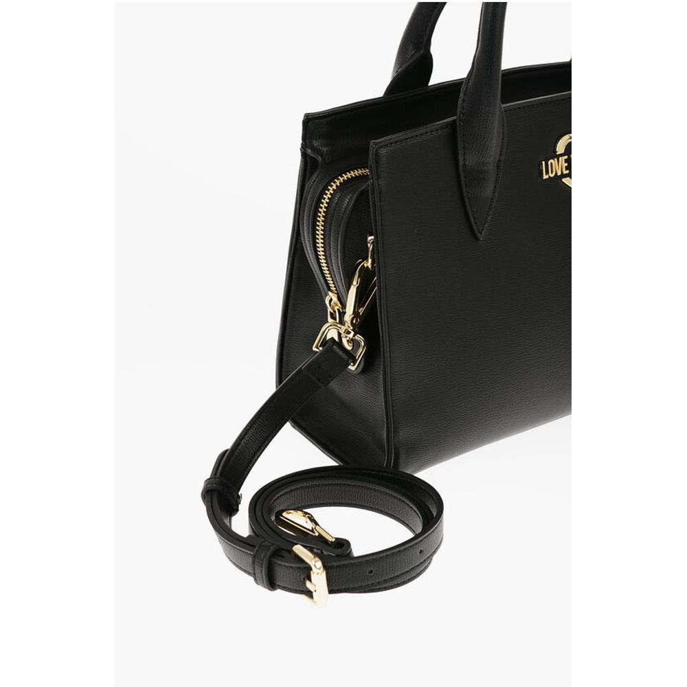 LOVE Solid Color Tote Bag with Golden Logo