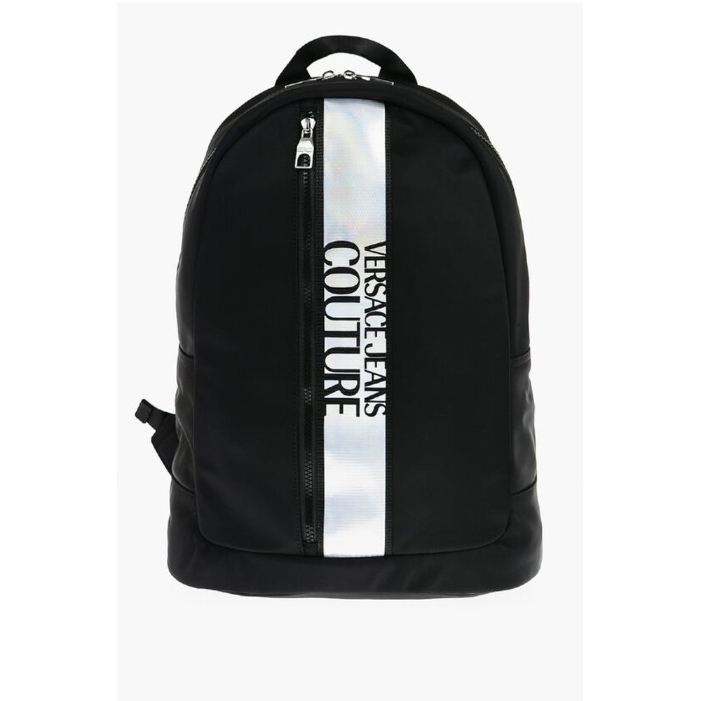 JEANS COUTURE Nylon Backpack with Contrasting Logoed Detail