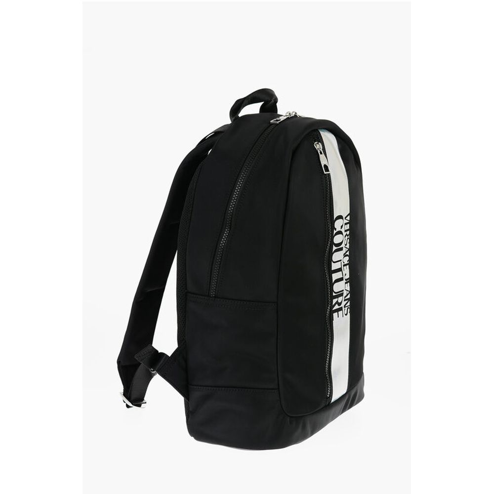 JEANS COUTURE Nylon Backpack with Contrasting Logoed Detail