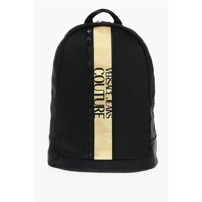 JEANS COUTURE Nylon Backpack with Contrasting Logoed Detail
