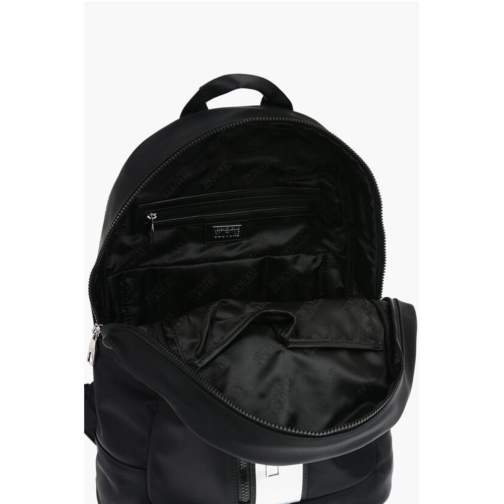JEANS COUTURE Nylon Backpack with Contrasting Logoed Detail