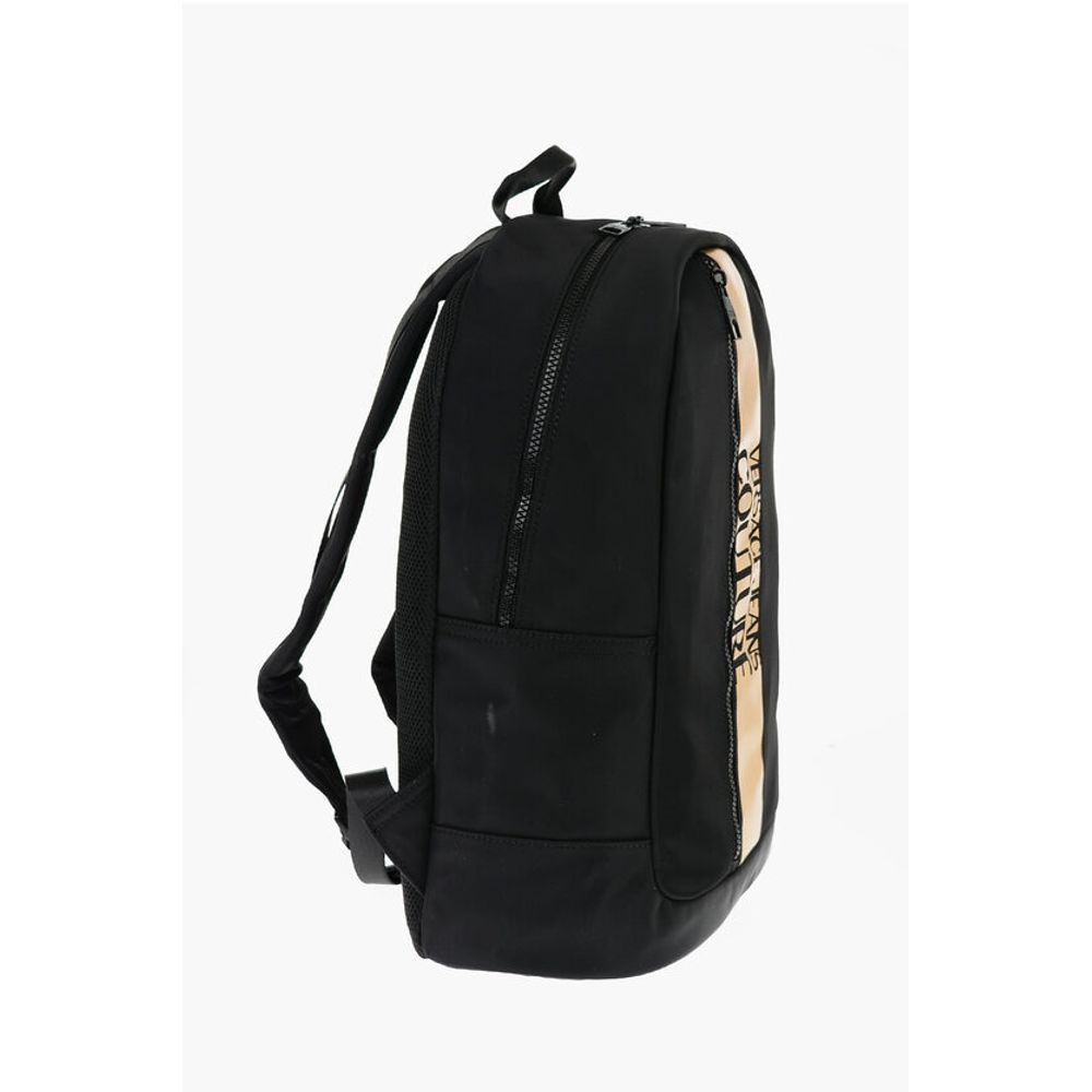 JEANS COUTURE Nylon Backpack with Contrasting Logoed Detail
