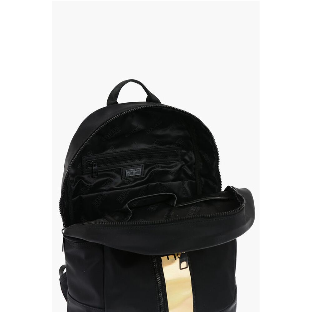 JEANS COUTURE Nylon Backpack with Contrasting Logoed Detail