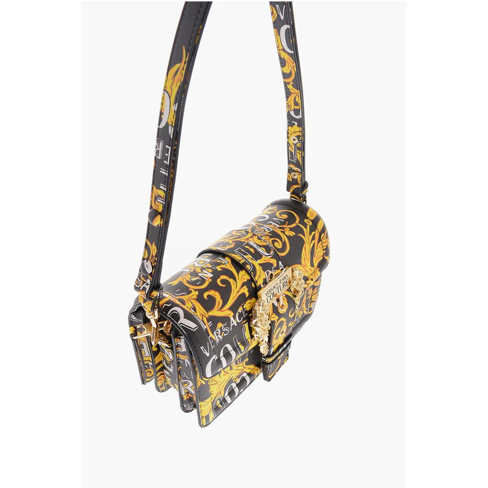 JEANS COUTURE Saffiano Faux Leather Baroque Motif RANGE F wi