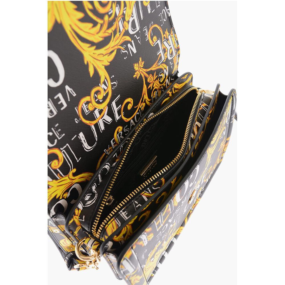 JEANS COUTURE Saffiano Faux Leather Baroque Motif RANGE F wi