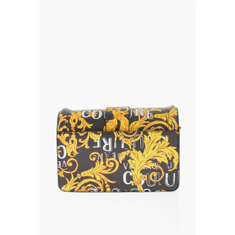 JEANS COUTURE Saffiano Faux Leather Baroque Motif RANGE F wi