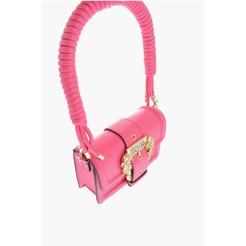 JEANS COUTURE Faux leather bag Embellished with Maxi Golden