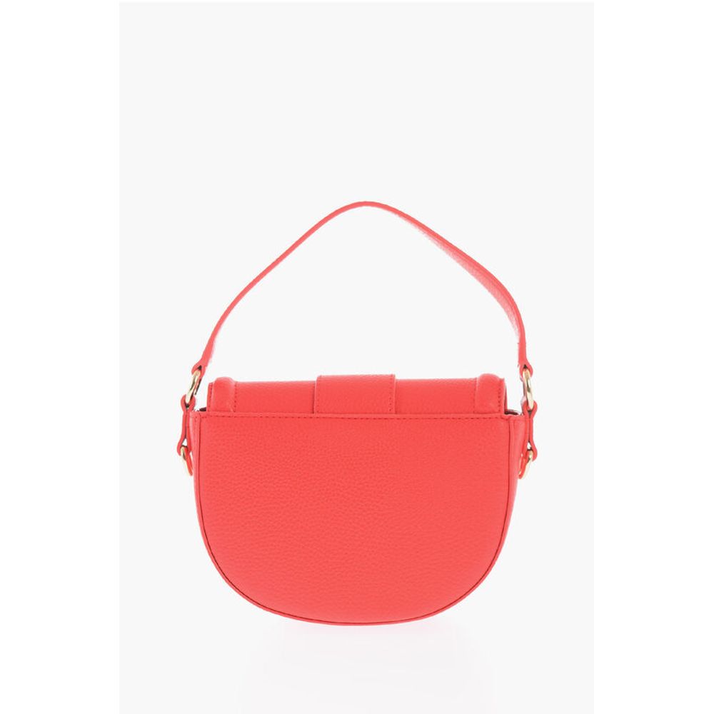 JEANS COUTURE Texture Faux Leather Shoulder Bag with Maxi Go