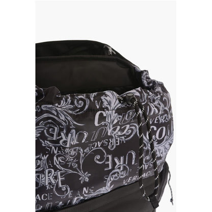 JEANS COUTURE All-Over Logo Multipockets Backpack