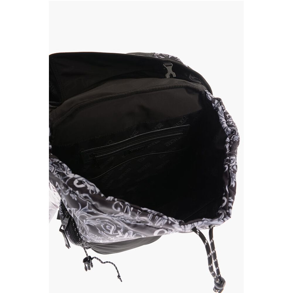 JEANS COUTURE All-Over Logo Multipockets Backpack