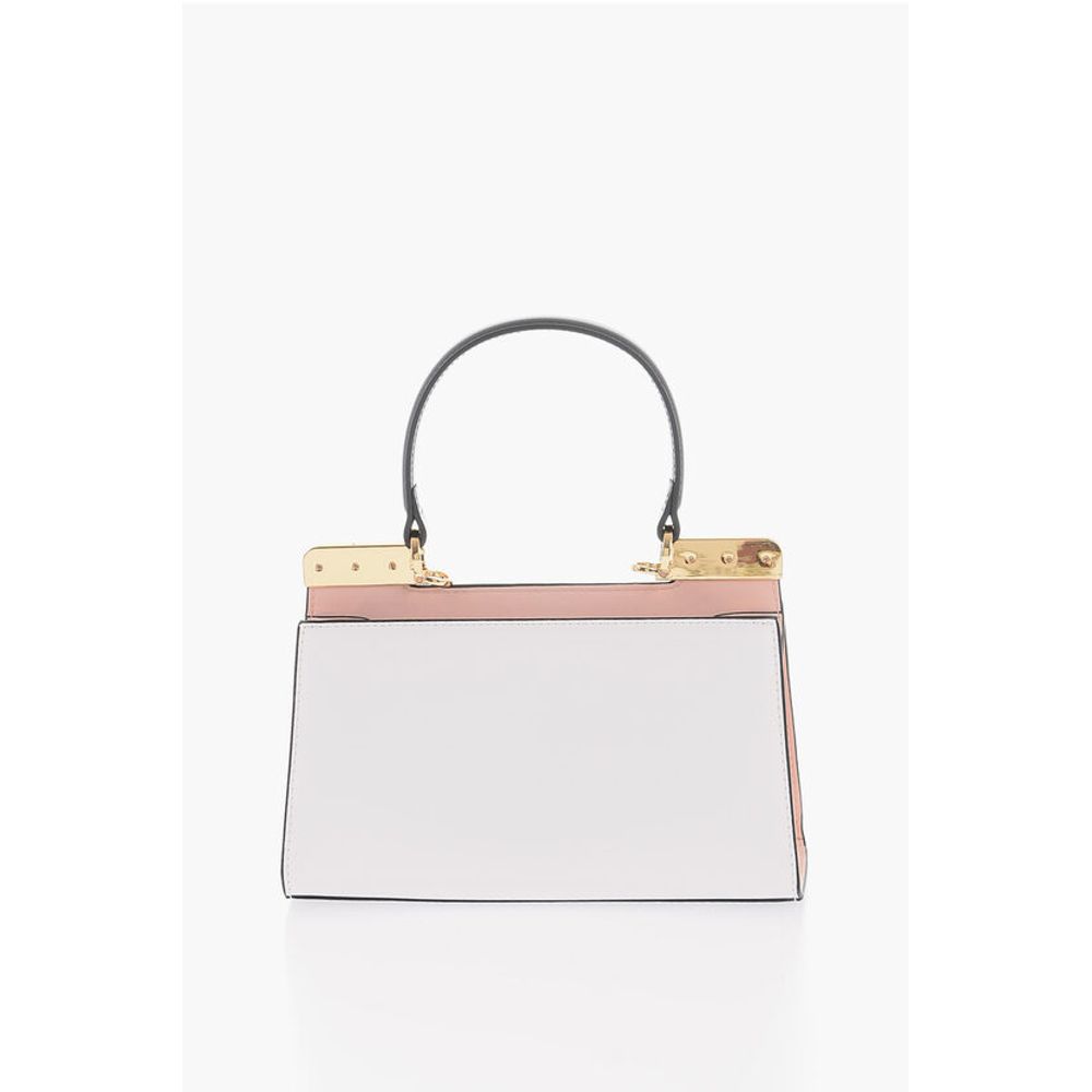 LOVE Faux Leather Handbag with Golden Details