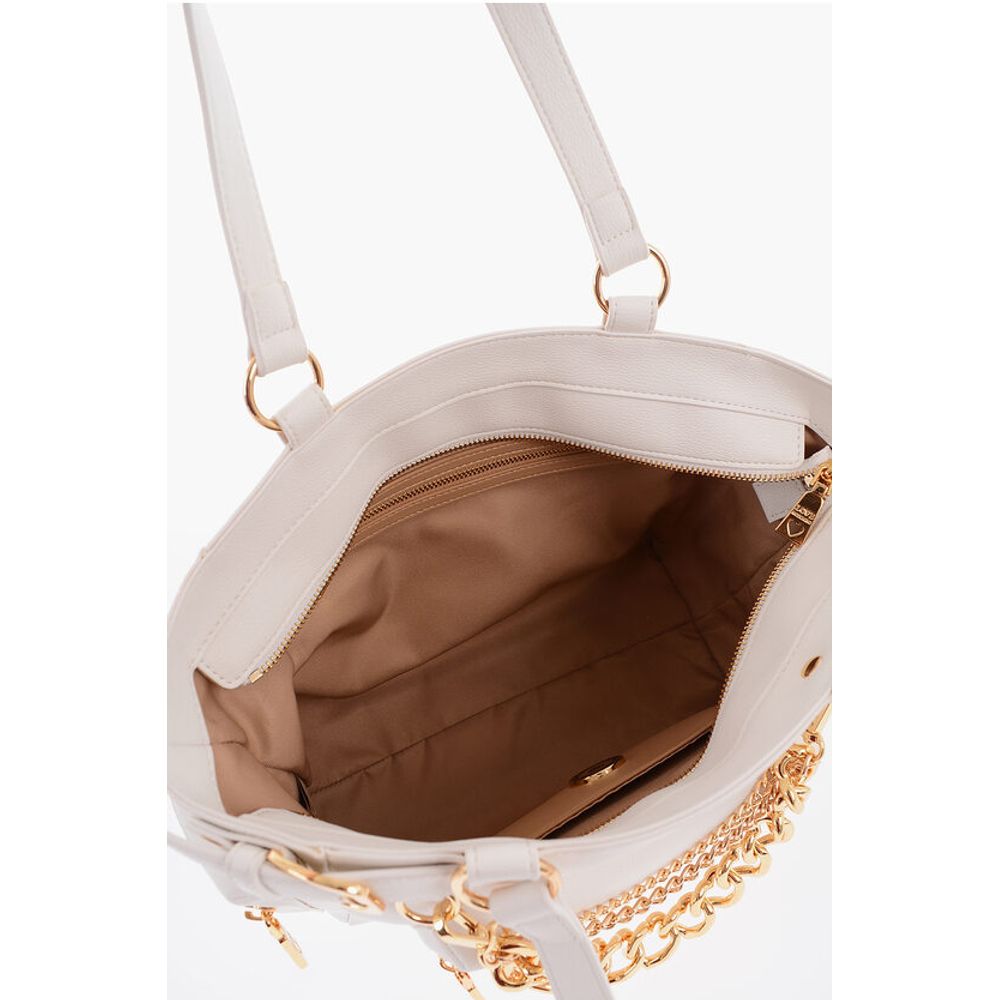 LOVE Faux Leather Shoulder Bag with Removable Golden Charm
